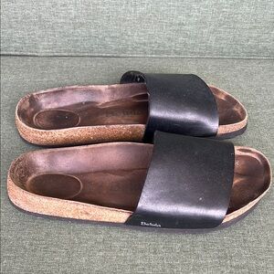 Betula Black Slide Sandals